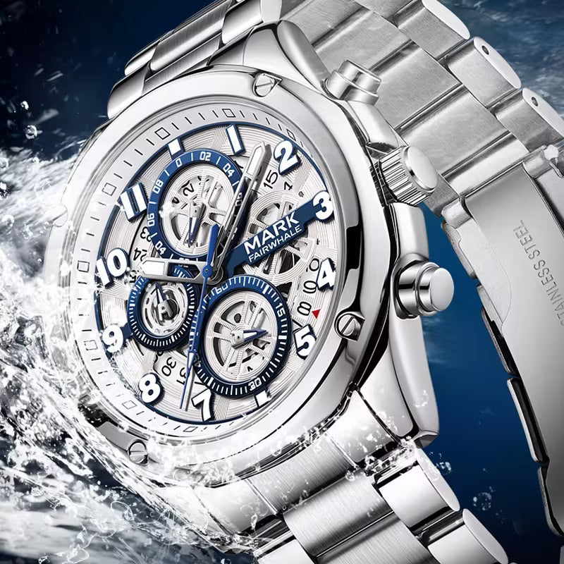 Upgrade your wrist game – Classic Chronograph Watch for Business & Casual Wear