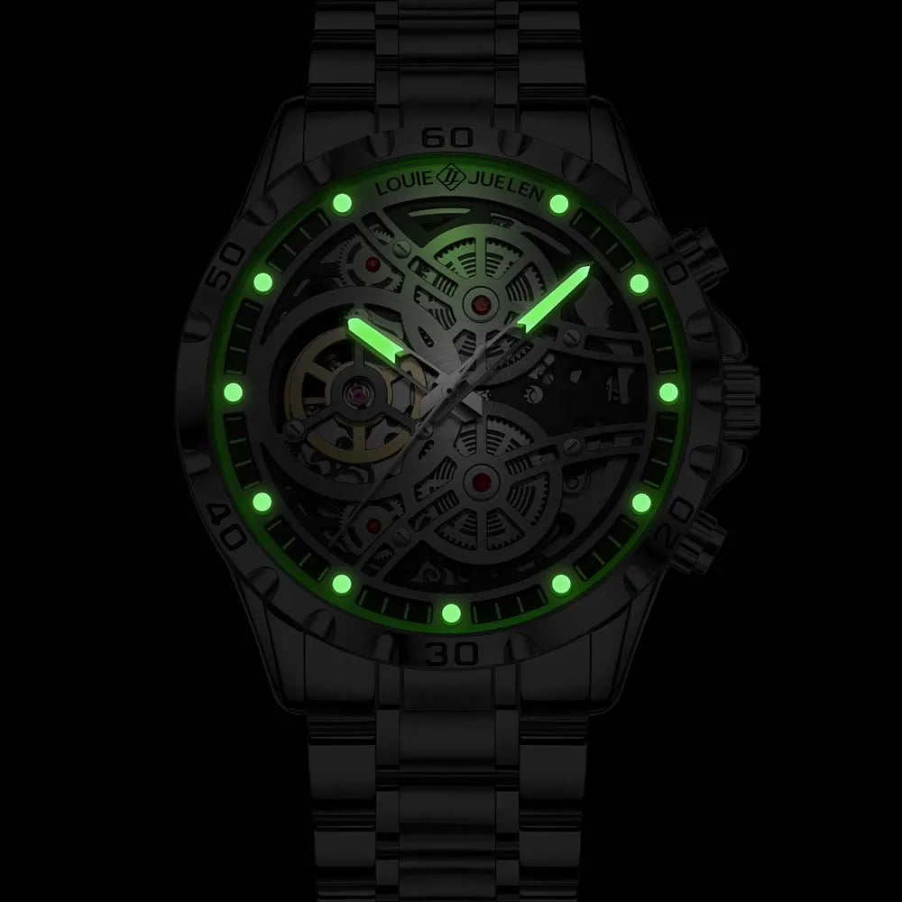 Luxury in Motion – Automatic Skeleton Watch That Powers Itself with Your Movement