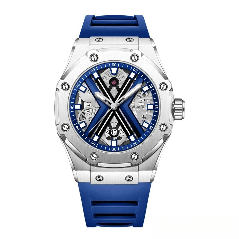 Men’s Minimalist Quartz Watch with Silicone Comfort - Upgrade Your Style Instantly