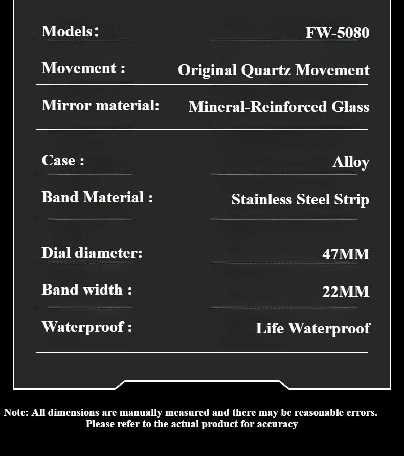 Power, Precision, Style – The Ultimate Waterproof Quartz Watch for Men