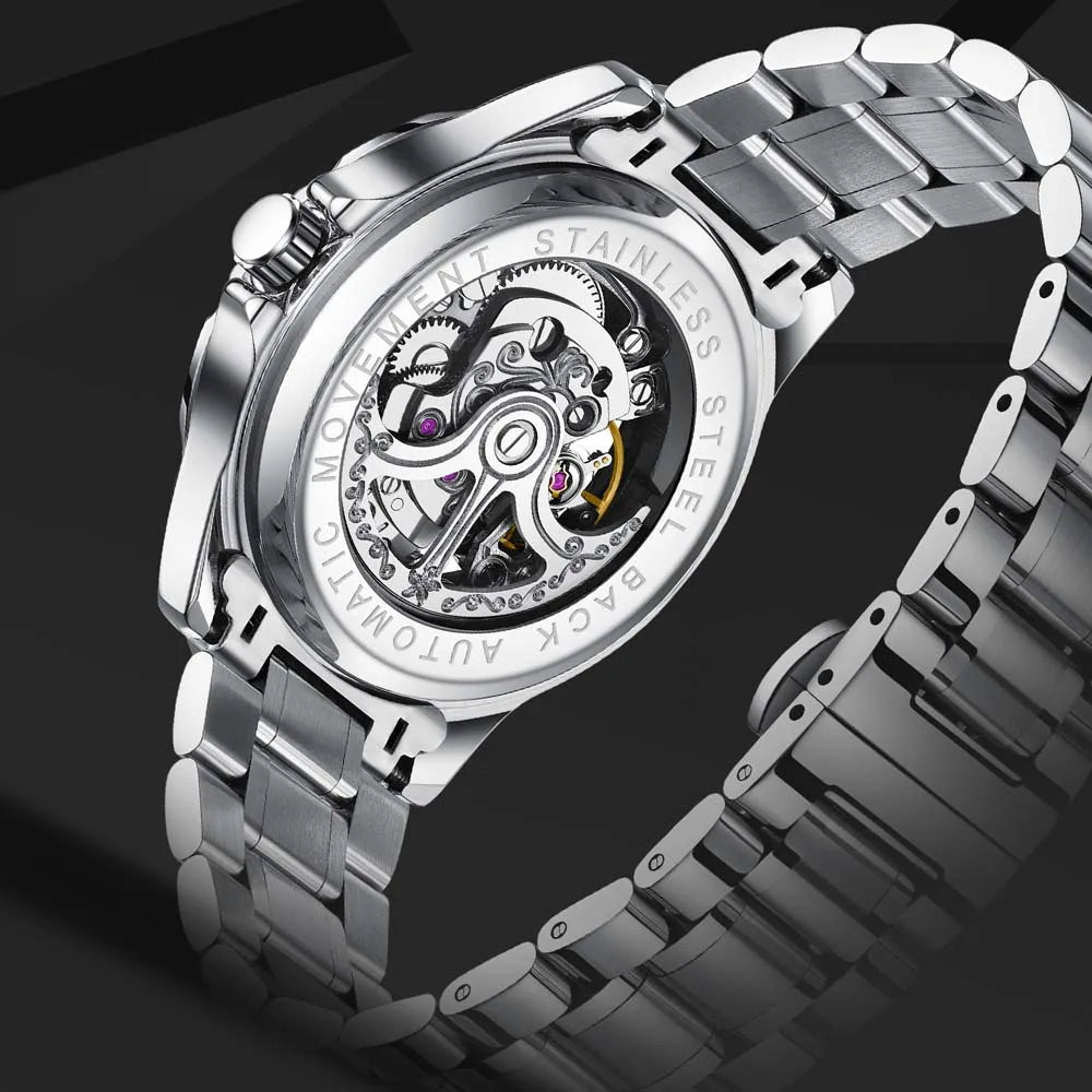 Luxury in Motion – Automatic Skeleton Watch That Powers Itself with Your Movement