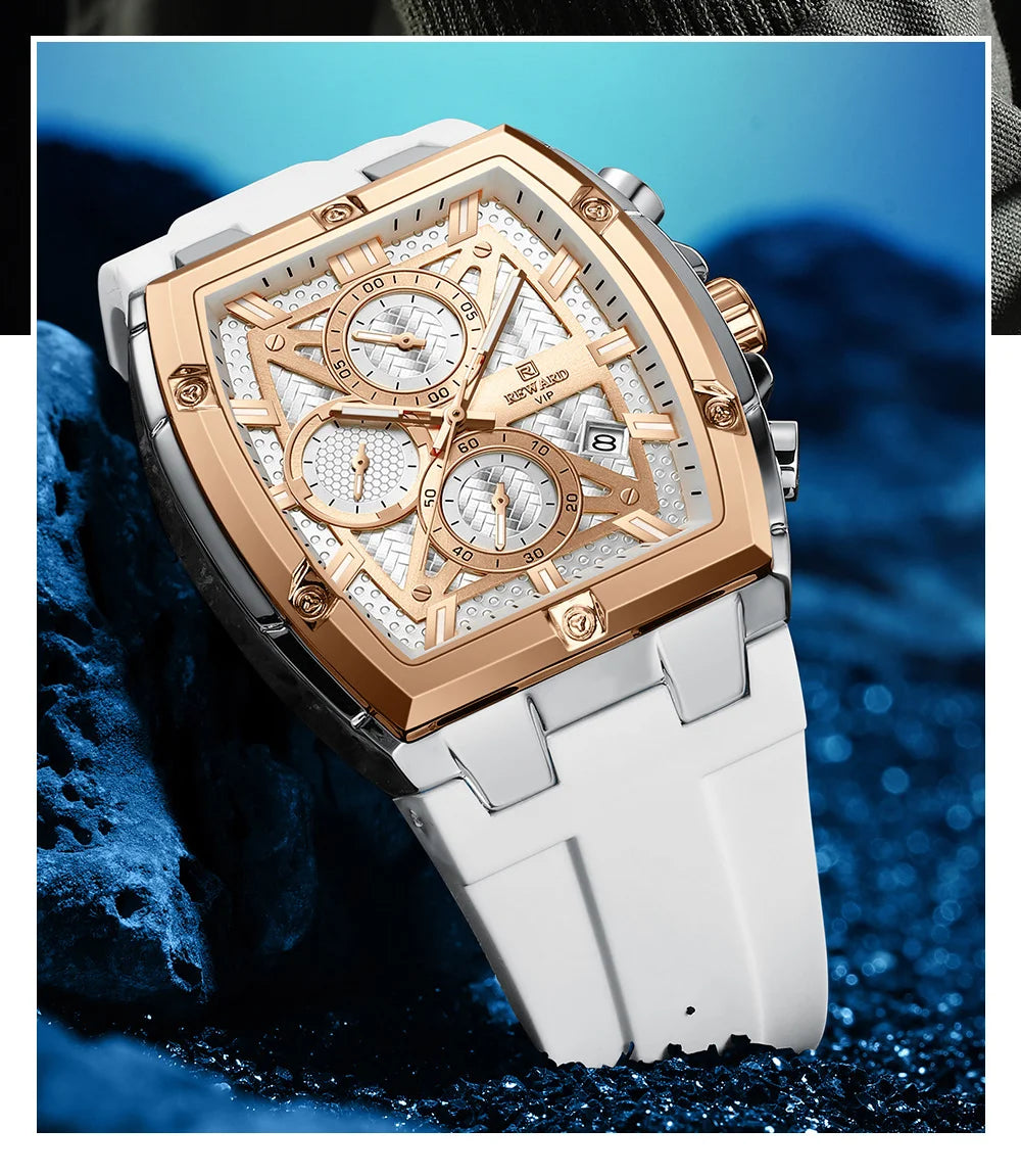 Push Your Limits – REWARD Waterproof Chronograph Watch Designed for Active Lifestyles
