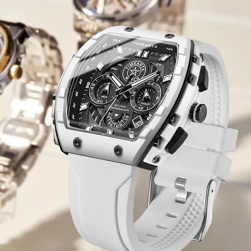 Designed to Be Different – TIMEARTX Stylish Barrel Dial Watch That Grabs Attention